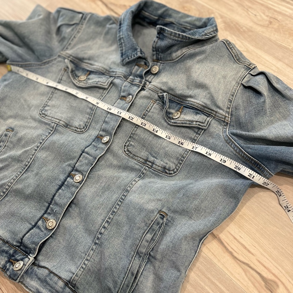Kensie Woman’s Denim Jeans Jacket Size Large - Picture 10 of 12